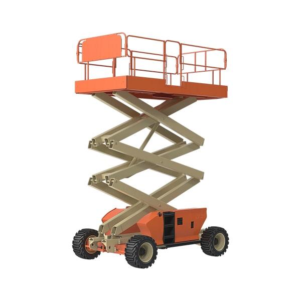 scissor lifts can be customized with various platform sizes, extensions, and accessories to fit specific industrial needs